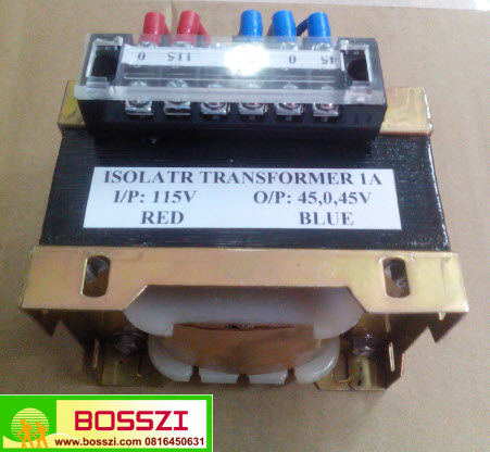 INPUT115V-OUTPUT45-0-45-ISOLATR-TRANSFORMER