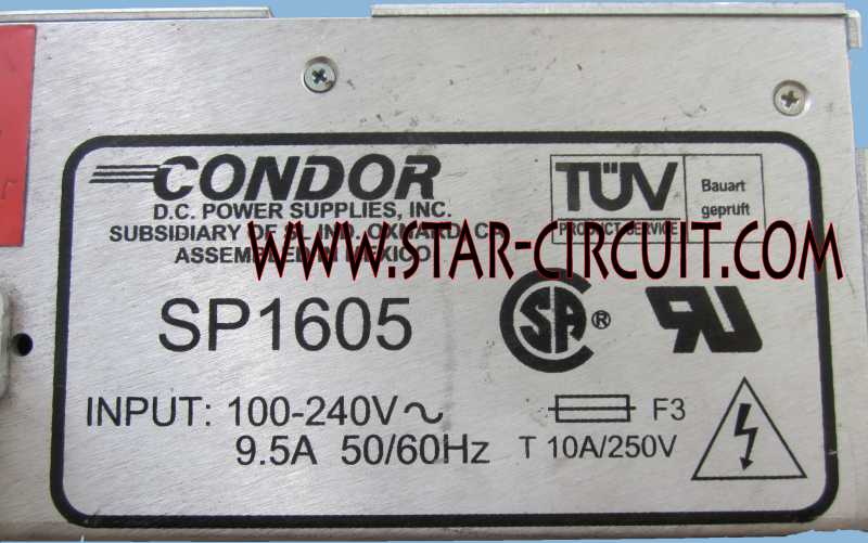 CONDOR-SP1605-02