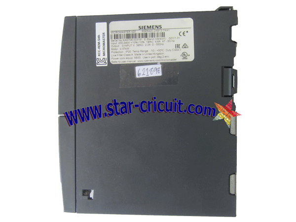 SIEMENS-TYPE-MICROMASTER-420-6SE6420-2AB13-7AA1