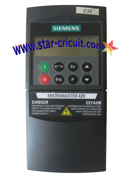 SIEMENS-TYPE-MICROMASTER-420-6SE6420-2AB13-7AA1