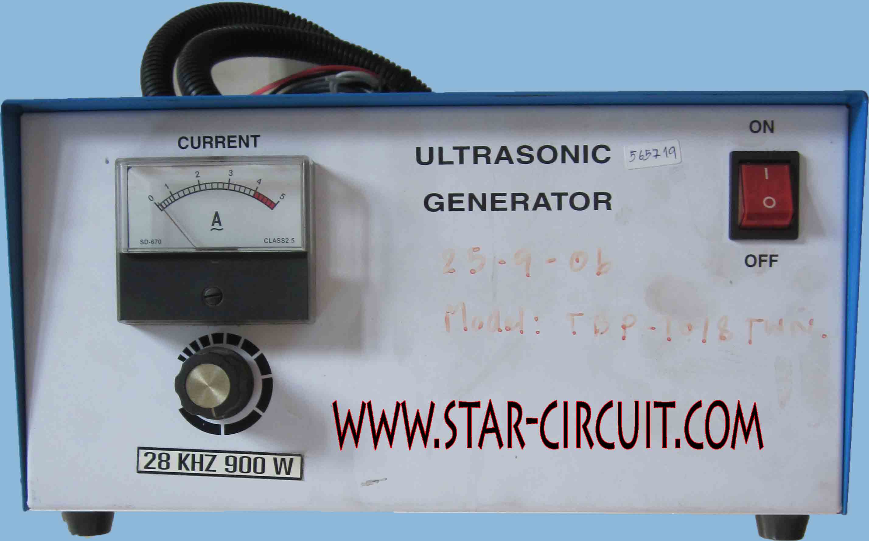 UNTRASONIC-GENERATOR-28KHZ-900W